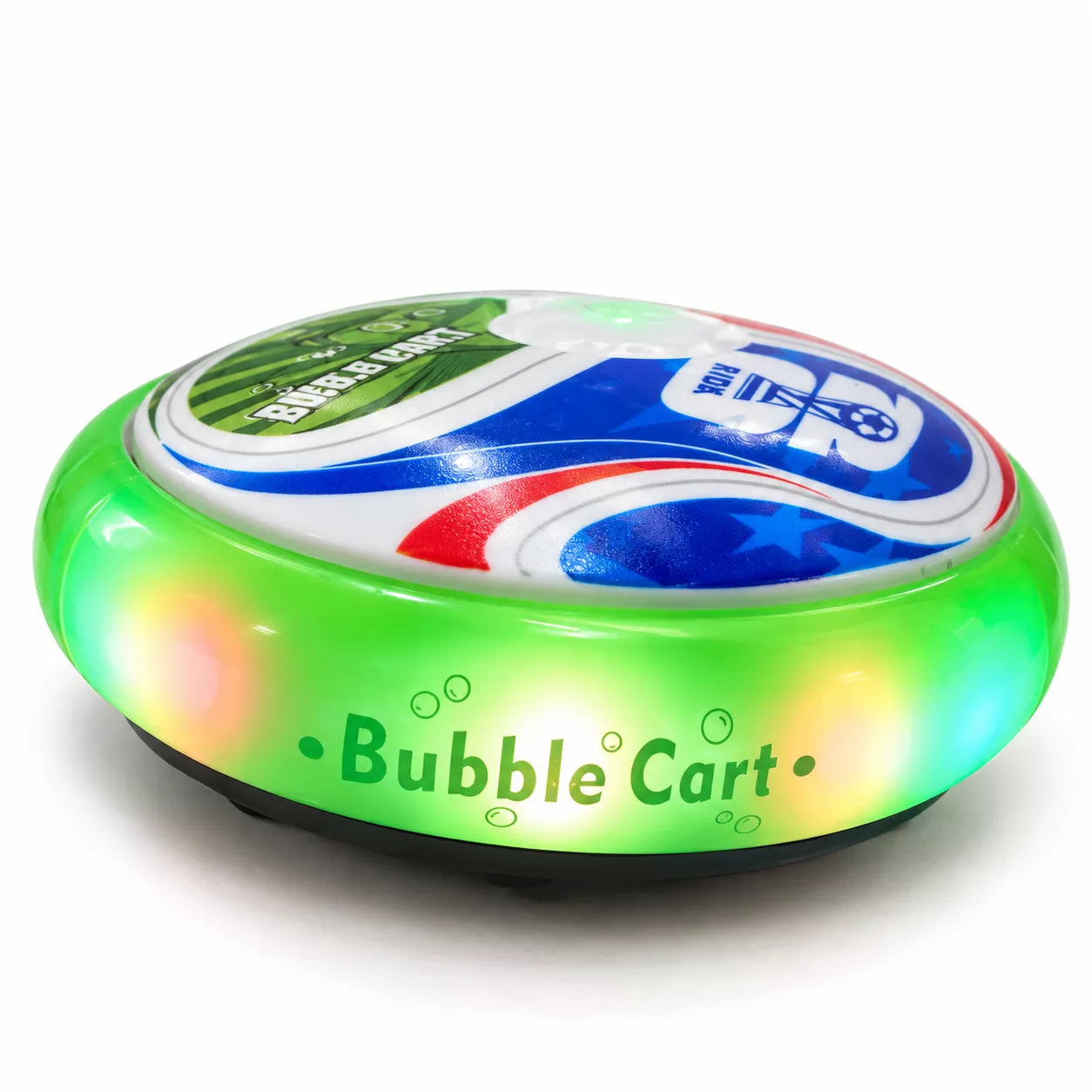 2.4GHz RC Soccer Bubble Car | 360° Spin, Auto Bubble Blower & LED Lights | Remote Control Bubble Car - Image 2