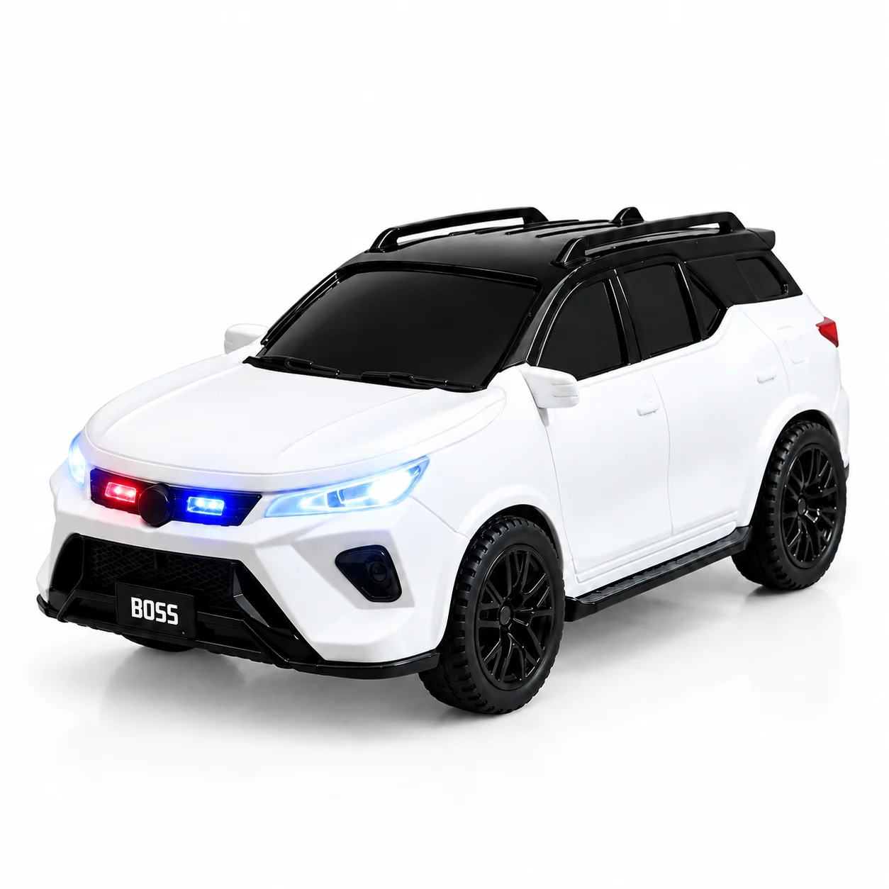 VIP Legender Fortuner Electric Car with Remote Control, Automatic Drive, LED Lights, Music, Hooter & Smoke Effect - Image 5