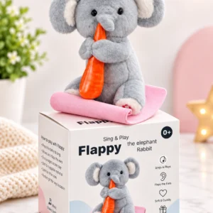 Flappy Elephant Singing & Dancing Plush Toy with Music