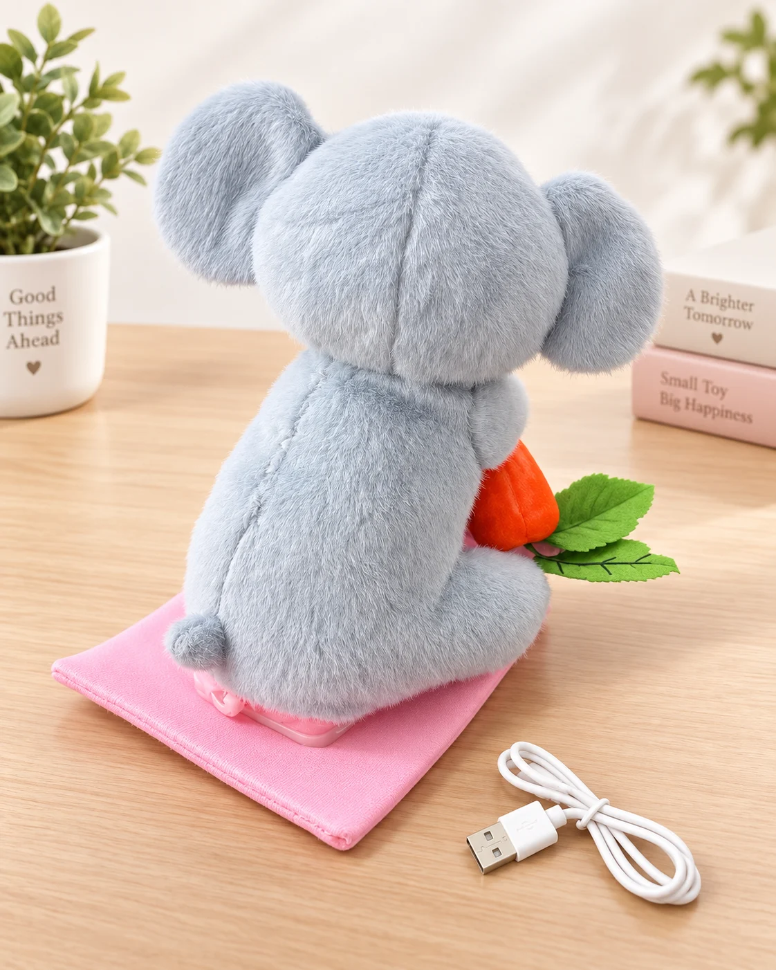Flappy Elephant Singing & Dancing Plush Toy with Music - Image 2