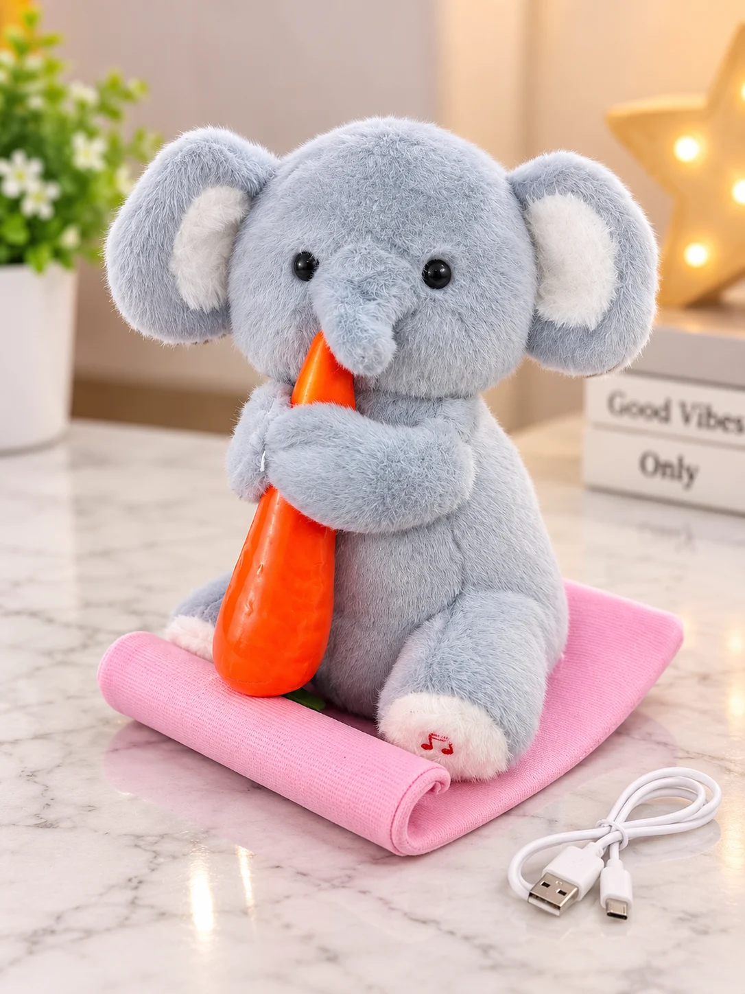 Flappy Elephant Singing & Dancing Plush Toy with Music - Image 5