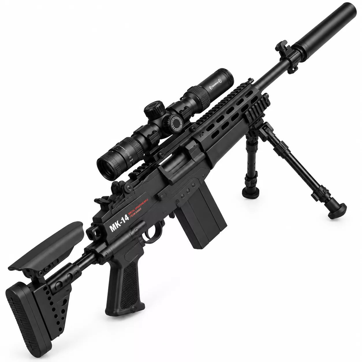 MK14 Sniper Gel Blaster | Electric Magazine, Semi & Full Auto, Scope & 15–20m Range - Image 5
